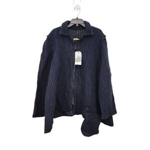 Cynthia Ashby Vintage Women's 100% Cotton Quilted Zip-Up Jacket - M